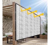 Voile d'ombrage de jardin en filet vert pour serre, brise-vue et coupe-vent pour plantes - Panneau en maille pour protection extérieure du jardin