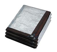 Voile d'ombrage de qualité supérieure pour pergola - 3 x 4 m et 4 x 5 m - Avec œillets - En aluminium durable - Pour voitures, balcons, serres, jardins, camping et fêtes