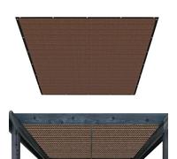 Voile d'ombrage d'extérieur pour terrasse, filet de protection solaire anti-UV, protection solaire de terrasse avec œillets, pour terrasse, balcon, serre, clapier, couverture de