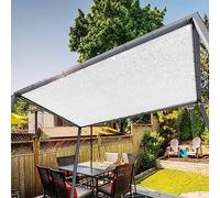 Voile d'ombrage d'extérieur résistant aux intempéries avec œillets renforcés pour une installation facile, parfait pour le jardin et la terrasse, 2 x 6,5 m