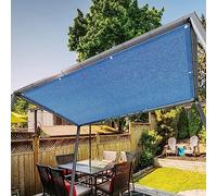 Voile d'ombrage d'extérieur résistant aux intempéries avec œillets renforcés pour une installation facile, parfait pour le jardin et la terrasse, 2 x 6,5 m