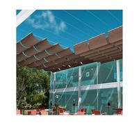 Voile d'ombrage durable résistant aux UV - Taux d'ombre de 95 % - Parfait pour les bateaux et les terrasses - Motif ombreggiante Occhiellato Wave - 2,5 x 4 m (l x L x L)