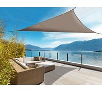 Voile d'ombrage élastique Sunnet Kit Elastic Taupe - Triangle 3,40 x 3,40 x 3,40 m