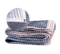 Voile d'ombrage en aluminium de qualité supérieure - 1 x 1 m, 2 x 5 m, 3 x 4 m - 75 % de protection solaire pour serre, jardin, terrasse, pelouse, pergola - Solution d'ombrage durable et résistante