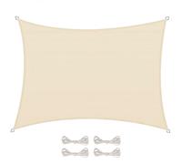 Linxor - Voile d'ombrage en Chanvre, rectangulaire pour terrasse, Jardin, Toile résistante UV - Plusieurs Tailles et Coloris