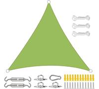 Voile D'ombrage en Polyester Résistant À l'eau, Bloc UV avec Corde Gratuite, Auvent De Protection Solaire for Jardin Extérieur, Patio, Cour, Fête, Œuf(Green,4x4x4m)