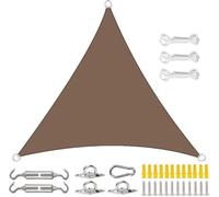 Voile D'ombrage en Polyester Résistant À l'eau, Bloc UV avec Corde Gratuite, Auvent De Protection Solaire for Jardin Extérieur, Patio, Cour, Fête, Œuf(B,3.6x3.6x3.6m)