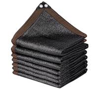 Voile d'ombrage en polyéthylène haute densité - 2,6 x 4,8 m - Respirant et résistant à la déchirure - Avec kit de montage - Pour extérieur, jardin, terrasse, arrière-cour - Solutions d'ombrage