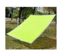 Voile d'ombrage en polyéthylène haute densité vert - Protection UV pour extérieur, balcon, voiture, étang à poissons et plantes - 3 x 6 m personnalisable pour un ombrage optimal et une durabilité