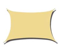 Voile d'ombrage en Tissu for Jardin, Piscine, extérieur, résistant aux UV, Voile d'ombrage for Cour pour Terrasse(Yellow,4sides)