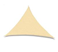 Voile d'ombrage en Tissu for Jardin, Piscine, extérieur, résistant aux UV, Voile d'ombrage for Cour pour Terrasse(Yellow,3sides)