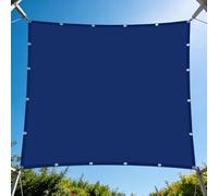 Voile d'ombrage Étanche 120 x 120 cm Toile Imperméable Toile Solaire Voile Multi Couleur Taille Toiles pour Patio Jardin Terrasse Extérieur Balcon, Bleu Foncé