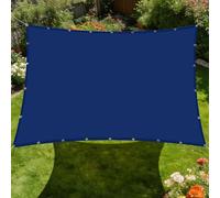 Voile d'ombrage Étanche 160 x 250 cm avec Protection UV Toile Solaire Voile Multi Couleur Taille Toiles pour en Plein Air, Jardin Terrasse, Bleu Foncé