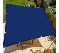 Voile d'ombrage Étanche 180 x 320 cm D'Ombrages UV Protection Voile d'ombrage Toile Rectangulaire Multi Couleur Taille Toiles pour Patio Jardin Terrasse Extérieur, Sable, Bleu Foncé
