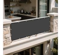 Voile d'ombrage Étanche 2.3 x 3.6 m avec Protection UV Filet Ombrages Multi Couleur Taille Toiles pour en Plein Air, Jardin Terrasse, Gris Foncé