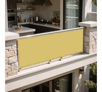 Voile d'ombrage Étanche 2.3 x 3.6 m avec Protection UV Filet Ombrages Multi Couleur Taille Toiles pour en Plein Air, Jardin Terrasse, Jaune Sable