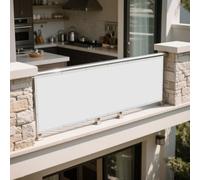 Voile d'ombrage Étanche 2.3 x 3.6 m avec Protection UV Filet Ombrages Multi Couleur Taille Toiles pour en Plein Air, Jardin Terrasse, Blanc