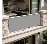 Voile d'ombrage Étanche 2.3 x 3.6 m avec Protection UV Filet Ombrages Multi Couleur Taille Toiles pour en Plein Air, Jardin Terrasse, Gris Clair