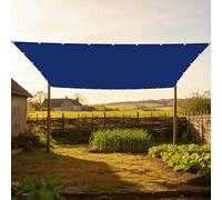 Voile d'ombrage Étanche 80 x 140 cm Imperméableanti Toile d'ombrage Rectangulaire avec Oeillets et Cordons Pourjardin, Terrasse, Balcon, Extérieur, Bleu Foncé