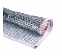 Voile D'ombrage Extérieur en Aluminium À 85% avec Œillets, Filet Pare-Soleil 1x1.0m 1x2.0m 2x2.0m 3x3.0m 3x4.0m Bâche en Maille pour Voiture Chien Serre Chenil Jardinage Terrasse(1x4.0m/3.3x13ft)