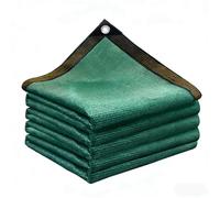 Voile d'Ombrage Extérieur - Toile Solaire HDPE Respirante avec Coutures Renforcées 6 Rangs, Protection Anti-UV pour Terrasse, Jardin & Piscine(Dark green,2 x 5 m/6.6 x 16.4ft)