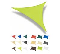 Voile d'ombrage extérieure, Toile épaisse tissée serrée for Jardin terrasse Cour(Grass Green,Triangle:3x3x3m)