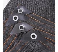 Voile d'ombrage, Filet D'ombrage de Jardin 85% D'isolation UV Filet D'ombrage Noir Extérieur Abat-Jour en Maille de Soleil pour Cour Terrasse Plante Voiture Couverture (W4xL5m(13.12x16.40ft))