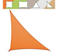 Voile d'ombrage hydrofuge | Orange | 3,6 x 3,6 x 5,1 m
