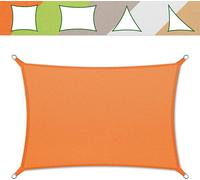 Voile d'ombrage hydrofuge | Orange | 5x7 m
