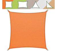 Voile d'ombrage hydrofuge protection UV note de test 1.4 nombreuses couleurs orange 3x3 m
