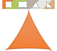 Voile d'ombrage hydrofuge protection UV note de test 1.4 nombreuses couleurs orange 3x3x3 m