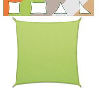 Voile d'ombrage hydrofuge | Vert clair | 3x3 m