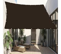 Voile d'ombrage Imperméable 1.5 x 1.5 m Protection 95% UV Imperméable Rectangulaire Multi Couleur et Taille Toile Ombrage pour Jardin, Terrasse, Balcon, Extérieur, Marron