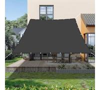 Voile d'ombrage Imperméable 1.8 x 1.8 m Protection 95% UV Imperméable Rectangulaire Multi Couleur et Taille Auvent pour Être Applicable, Balcon et Pergola, Gris Foncé