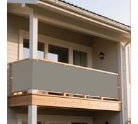 Voile d'ombrage Imperméable 100 x 120 cm Protection des Rayons 95% UV PES Polyester Voiles d'ombrage avec Corde Libre et Oeillets pour Terrasse Jardin Extérieur Balcon, Taupe
