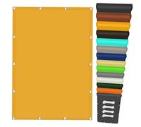 Voile d'ombrage Imperméable 100 x 250 cm Imperméable Protection, Protection UV Voiles Solaire avec Œillets pour Serre/Jardin/Pergola/Pet House, Or