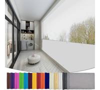 Voile d'ombrage Imperméable 100 x 310 cm Protection Solaire et Anti UV, Multi Couleur et Taille Toile D'Ombrage, Voile Carré pour Plantes de Jardin Terrasses, Blanc