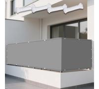 Voile d'ombrage Imperméable 128 x 130 cm Imperméable 98% Anti UV Filet d'ombrage Potager avec 4 Morceaux de Corde pour Terrasse, Jardin, Balcon, Camping, Gris Clair