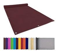 Voile d'ombrage imperméable 1x1.4M Imperméable Une Protection des Rayons Voile d'ombrage Carré Balcon Couverture avec Oeillets, Cordons pour Balcon Terrasse Et Jardin, Rouge Foncé, 22073