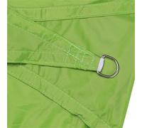 Voile d'ombrage imperméable 2 m/4 m/5 m/6 m - Voile d'ombrage triangulaire pour extérieur, terrasse, jardin, terrasse - Vert herbe 6 x 6 x 6 m - Protection solaire