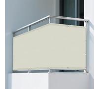 Voile d'ombrage Imperméable 2 x 3 m Protection des Rayons UV Bache Ombrages avec 4 Morceaux de Corde pour Patio Jardin, Terrasse, Extérieur, Balcon, Beige