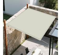 Voile d'ombrage Imperméable 2 x 3 m Rayons UV à 98% Déparlent Anti UV Résistant l'eau Polyester Idéal pour Jardin, Balcon et Terrasse, Beige