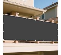 Voile d'ombrage Imperméable 200 x 315 cm Imperméable UV 98% Indéchirable Toiles D'Ombrages avec Corde Libre Facile à Plier pour Jardin Terrasse Camping Sable, Gris Foncé