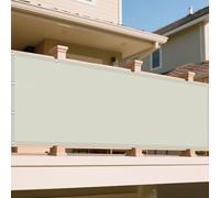 Voile d'ombrage Imperméable 200 x 365 cm Imperméable UV 98% Indéchirable Toiles D'Ombrages avec Corde Libre Facile à Plier pour Jardin Terrasse Camping Sable, Blanc cassé