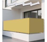 Voile d'ombrage Imperméable 240 x 240 cm Imperméable 98% Anti UV Filet d'ombrage Potager avec 4 Morceaux de Corde pour Terrasse, Jardin, Balcon, Camping, Couleur Crème