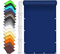 Voile d'ombrage imperméable, 280 x 265 cm, protection UV robuste, personnalisable, facile à plier, résistant aux hautes températures, idéal pour l'extérieur et le jardin, bleu marine