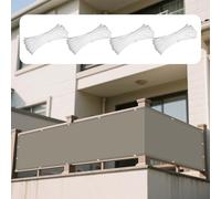Voile d'ombrage Imperméable 410 x 475 cm Respirant Protection des Rayons UV Filet d'ombrage Rectangle Résistant l'eau Polyester pour Jardin Terrasse Balcon Camping, Kaki