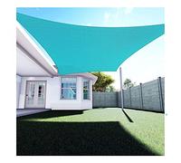 Voile d'ombrage imperméable avec protection UV - Pour terrasse, jardin et cour - Disponible en bleu mer - 2 x 2 m, 3 x 5 m, 6 x 6 m - Parfait pour solutions d'ombrage