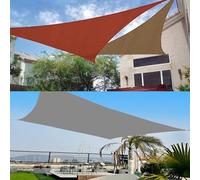 Voile d'ombrage imperméable de 6 x 6 m - Protection UV - Pour extérieur, terrasse et jardin - Bleu roi - Kit de voile d'ombrage avec corde pour un blocage et une relaxation ultimes