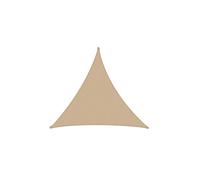 VOILE D'OMBRAGE IMPERMÉABLE DE JARDIN TRIANGULAIRE SABLE 3,6X3,6X3,6 POLYESTER